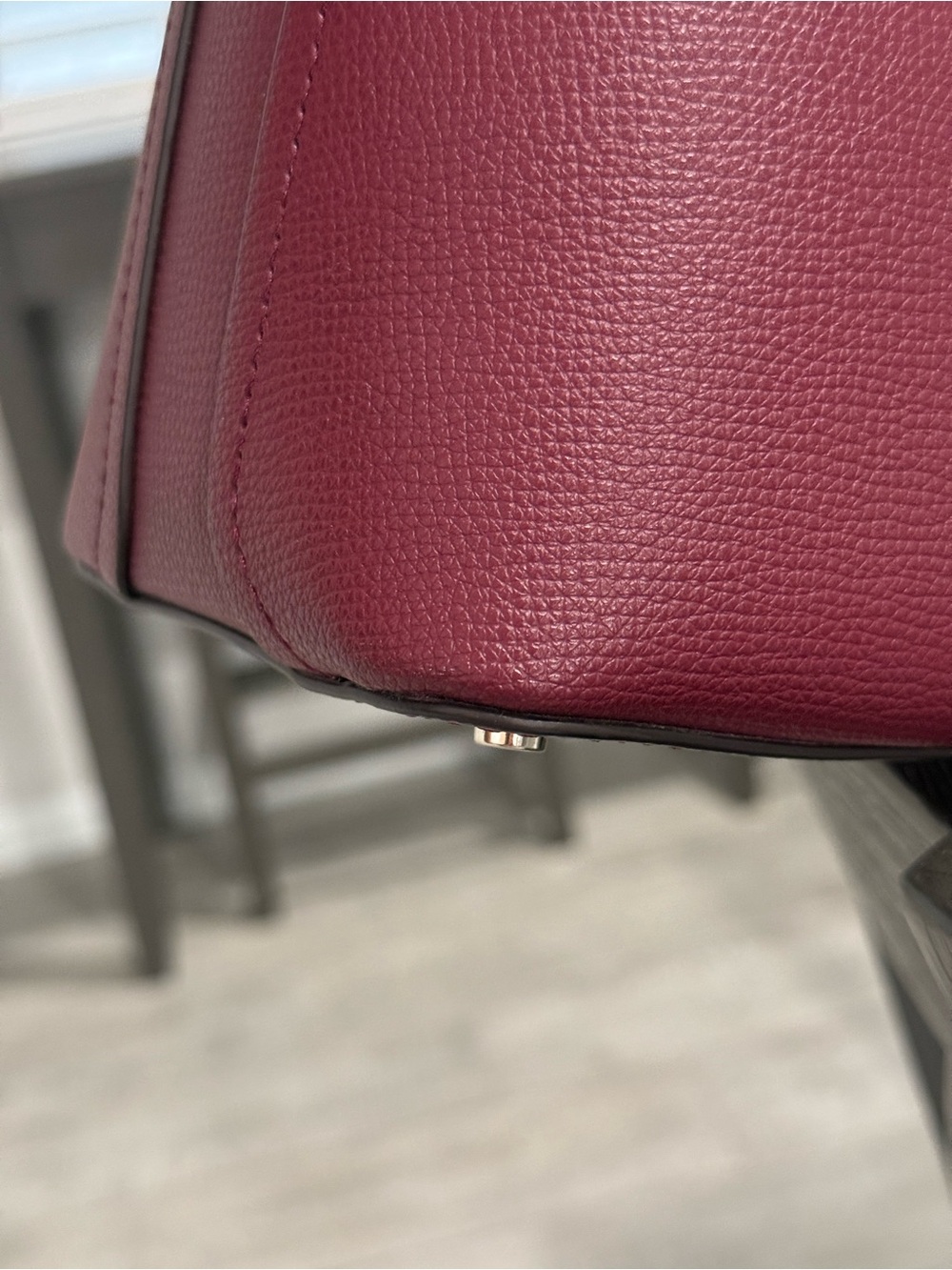 Kate Spade Burgundy Leather Satchel - Picture 6 of 15